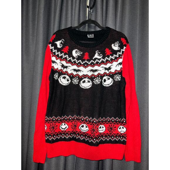 Ugly Christmas Sweater Xmas Size Large Nightmare - Picture 1 of 3